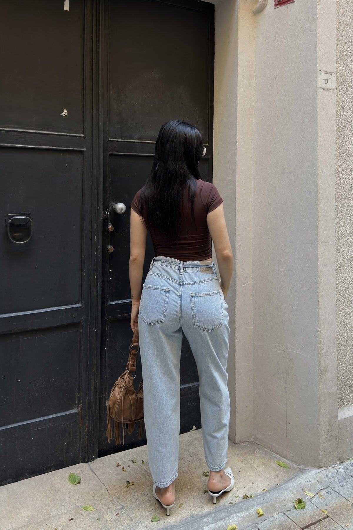 Blugi Mom fără lycra 7198