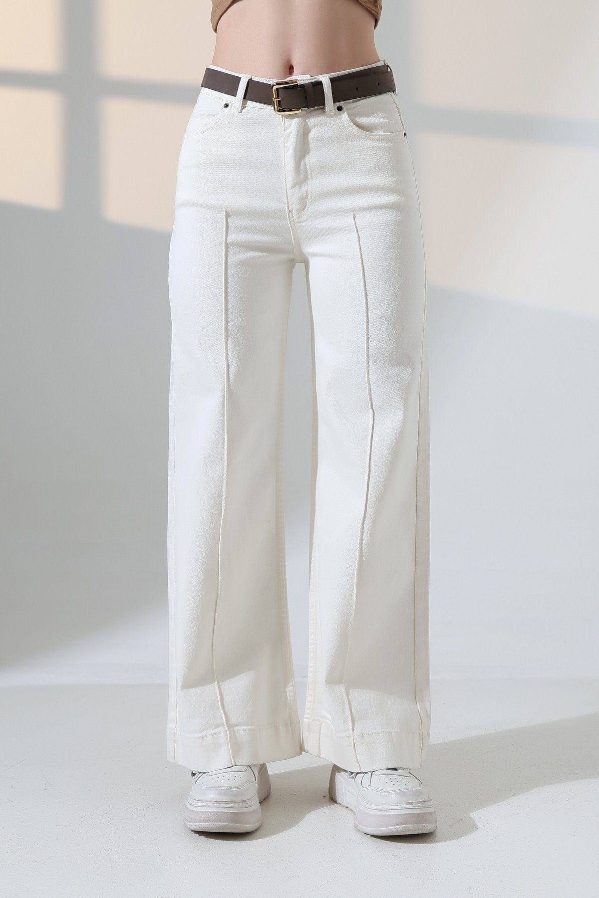 Pantaloni Denim Texturizati 7163