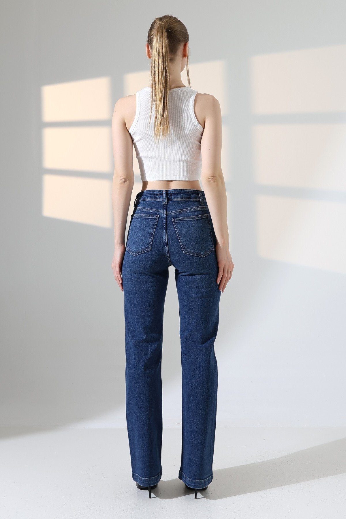 Serpme Taşlı Relax Kot Pantolon 7190