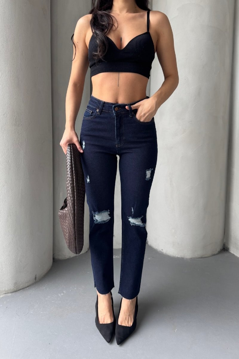 Pantalon Denim Mom Fit 1900