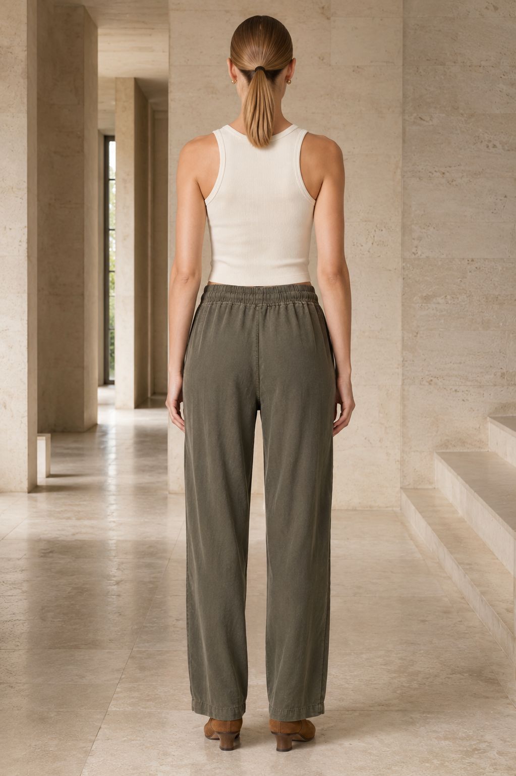 Havuç Keten Pantolon HS703