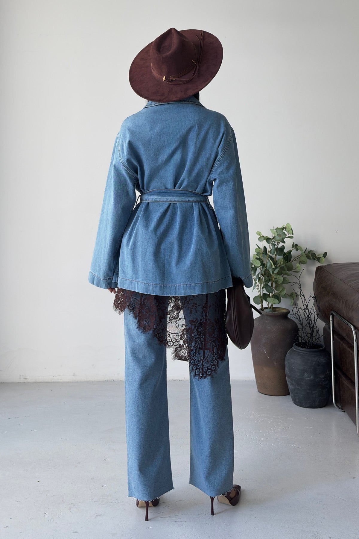 Cămașă Oversized cu Centură 6250