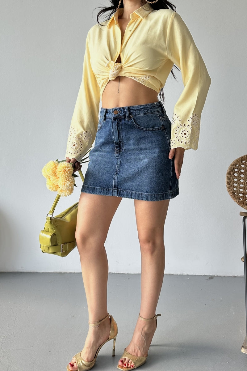 Fustă Mini Denim 1046