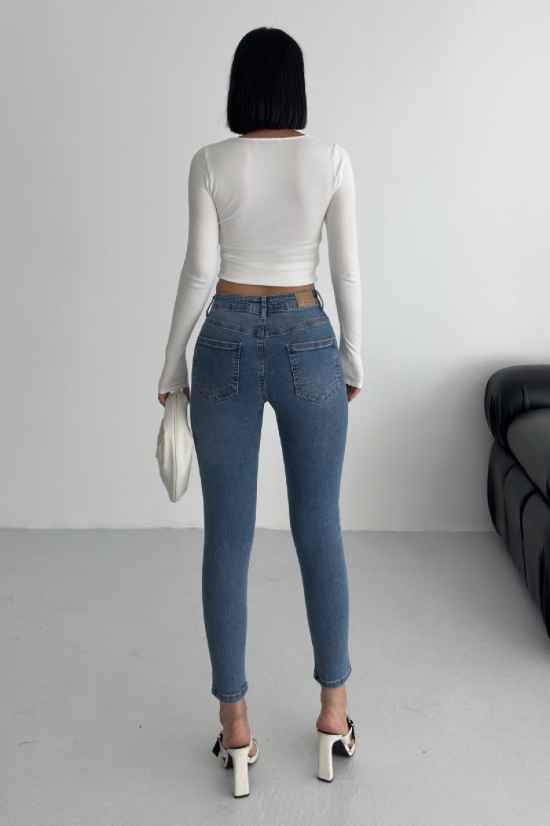 Pantaloni Denim Skinny 819
