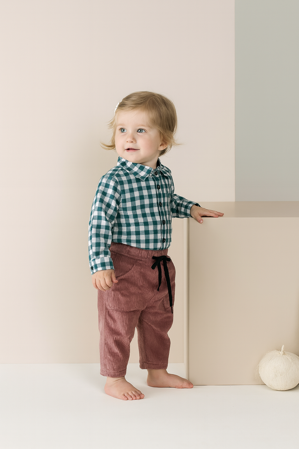 Bebek Kadife Pantolon | 6 Ay–4 Yaş | RG Brand | RG307 - LİLA