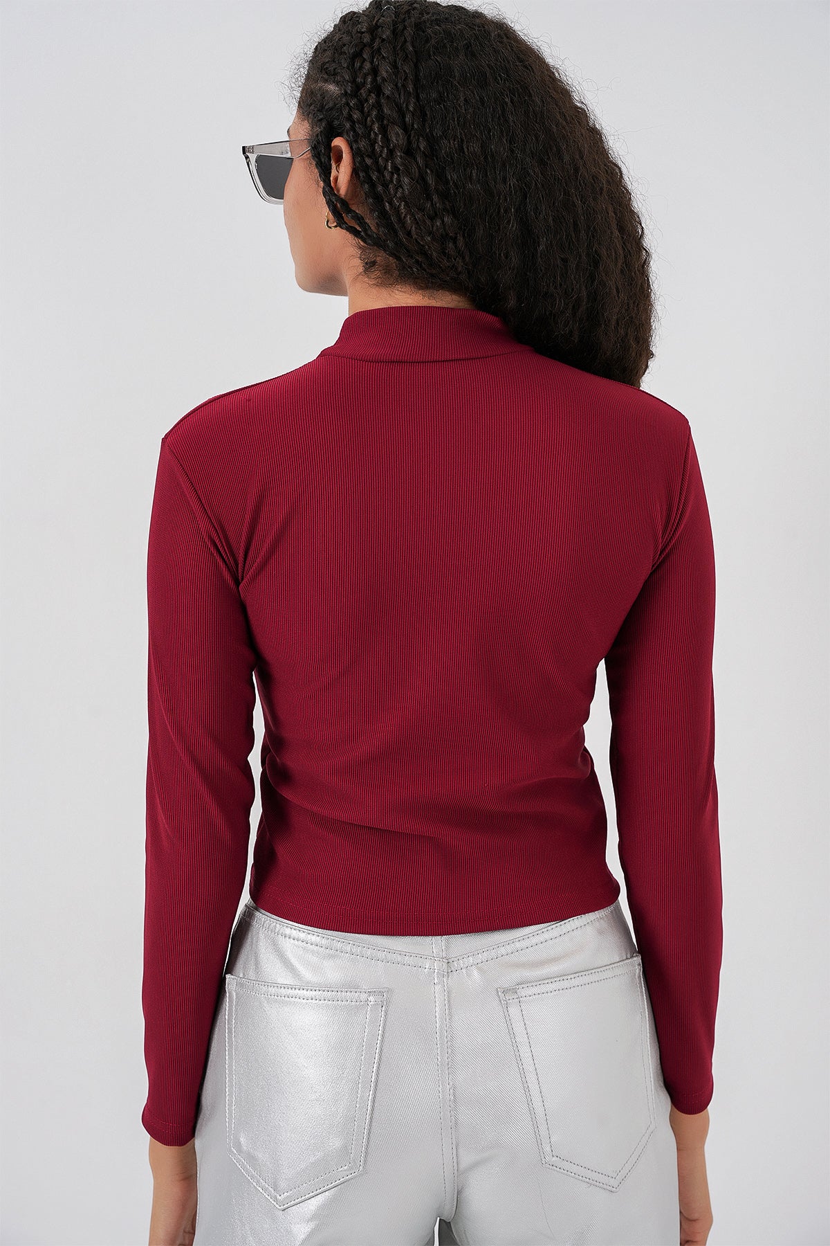 Body 922 cu pietre - Bordo