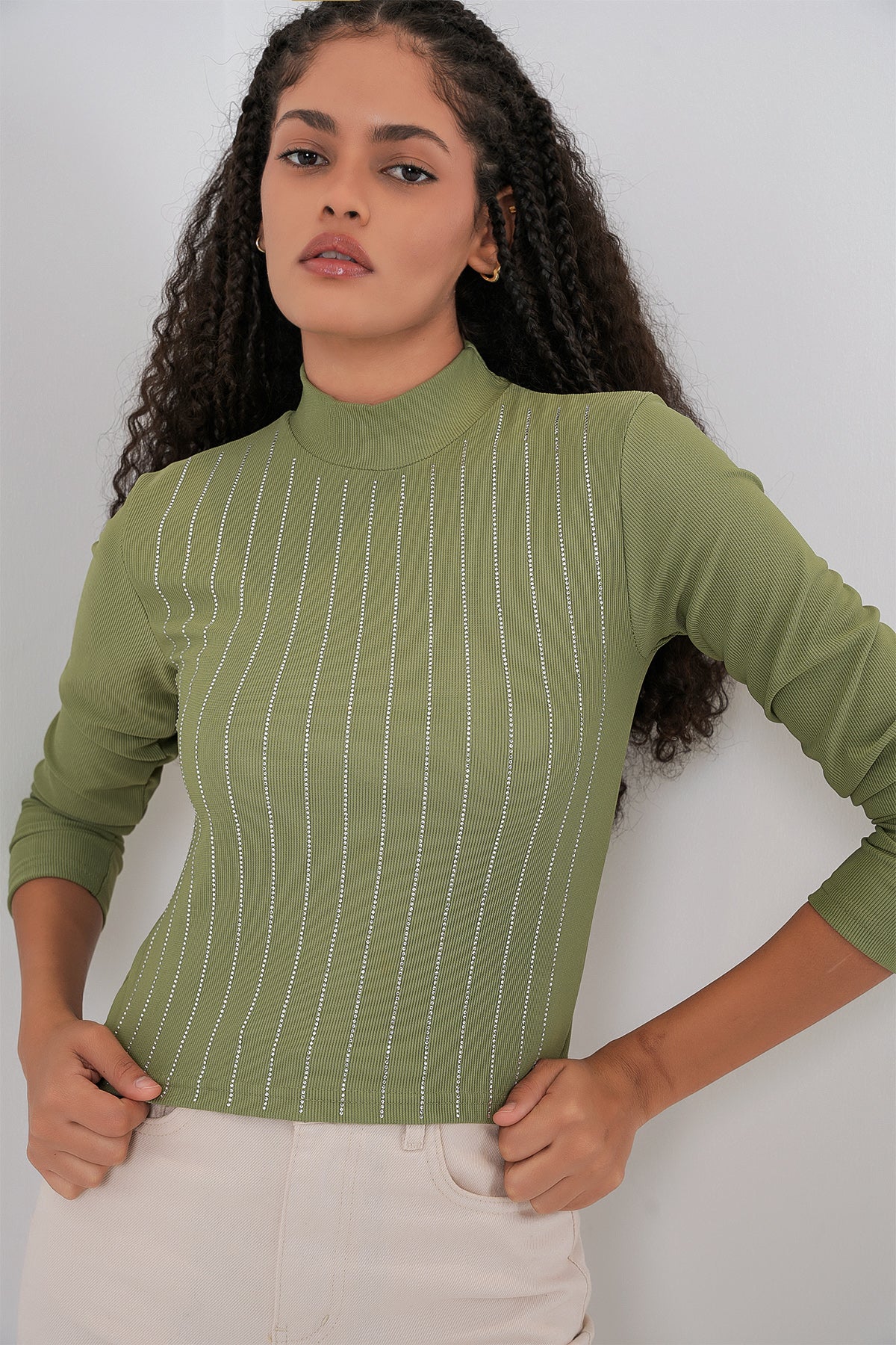 Body 922 cu pietre - Bleu