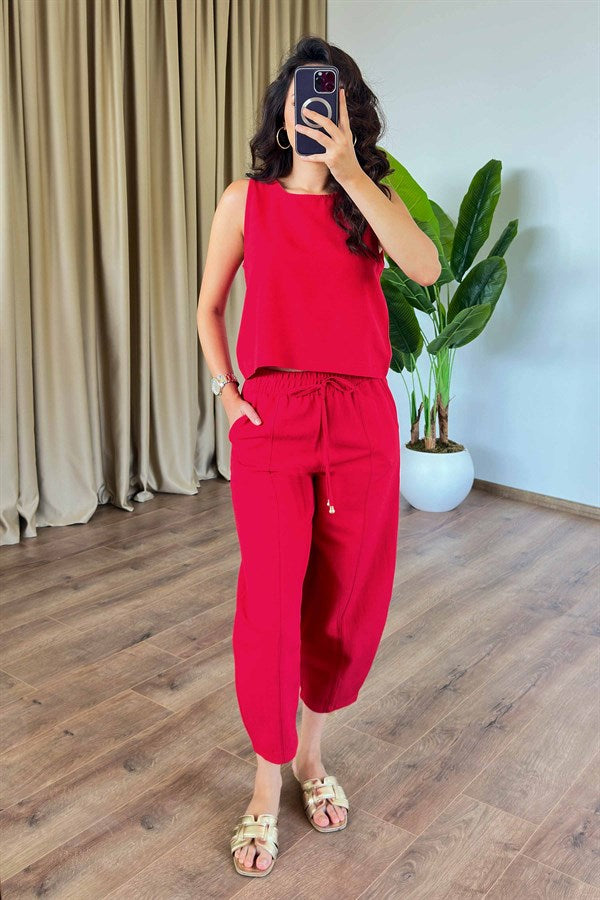 Compleu de Gros din In Rosu Model Clasic