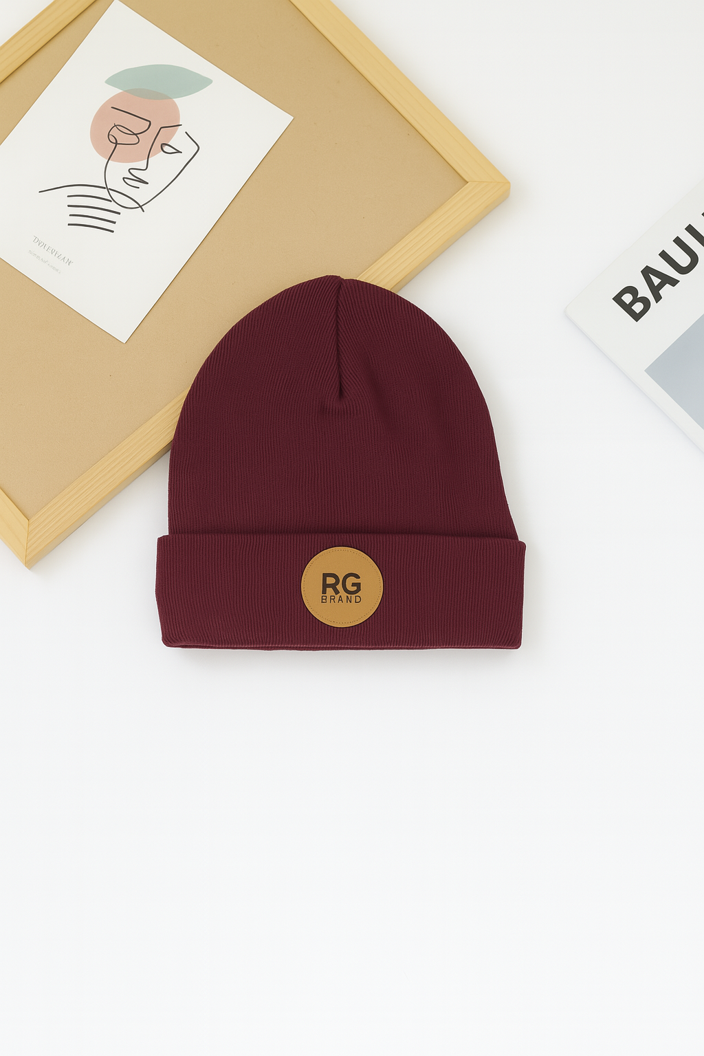 Yumuşak Etiket Detaylı Katlamalı Bere | 3–9 Yaş | RG Brand | RG1536 - HARDAL