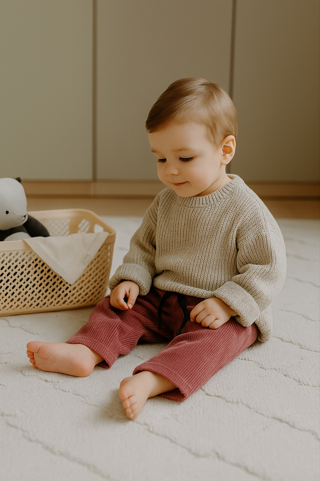 Baby Velvet Trousers | 6 Months–4 Years | RG Brand | RG307 - Lilac
