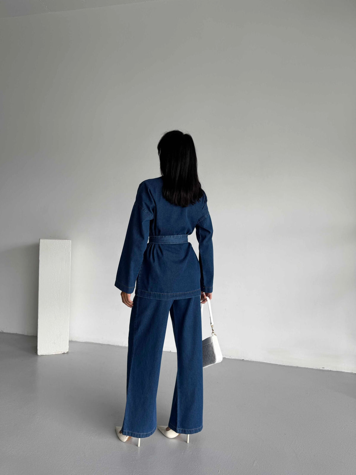 Set Kimono Denim 1801 - Bleumarin