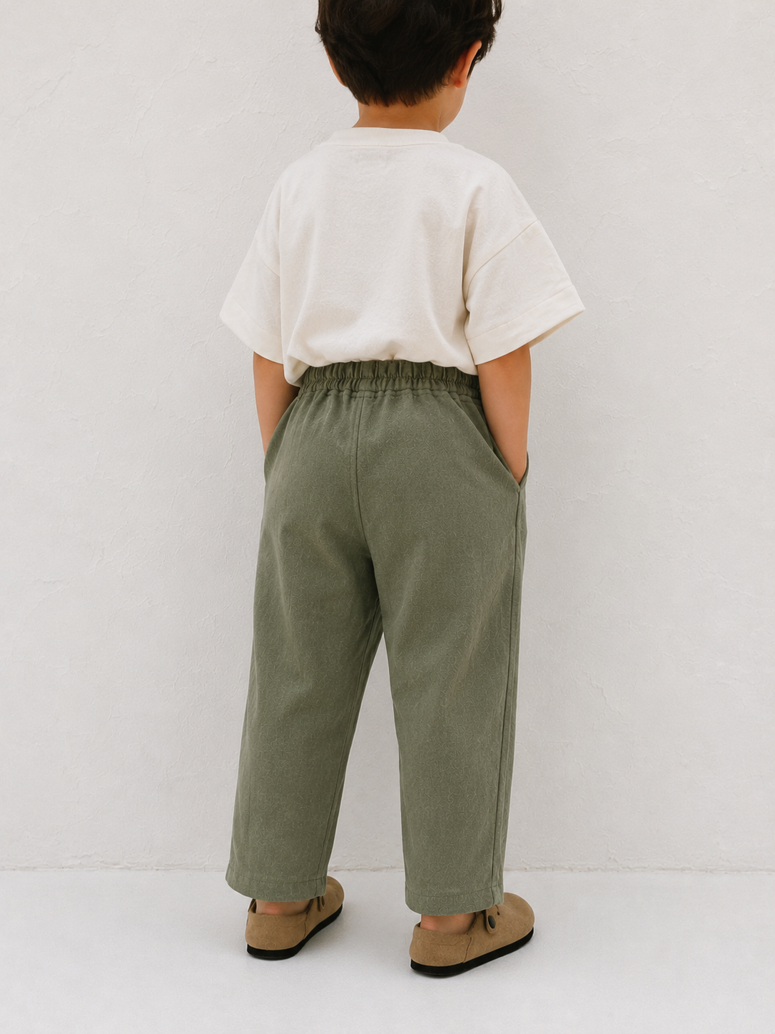 Çocuk Bol Balon Pantolon | 3–9 Yaş | Erkek & Kız | %100 Pamuk Keten | RG Brand | RG1756 - LACİVERT