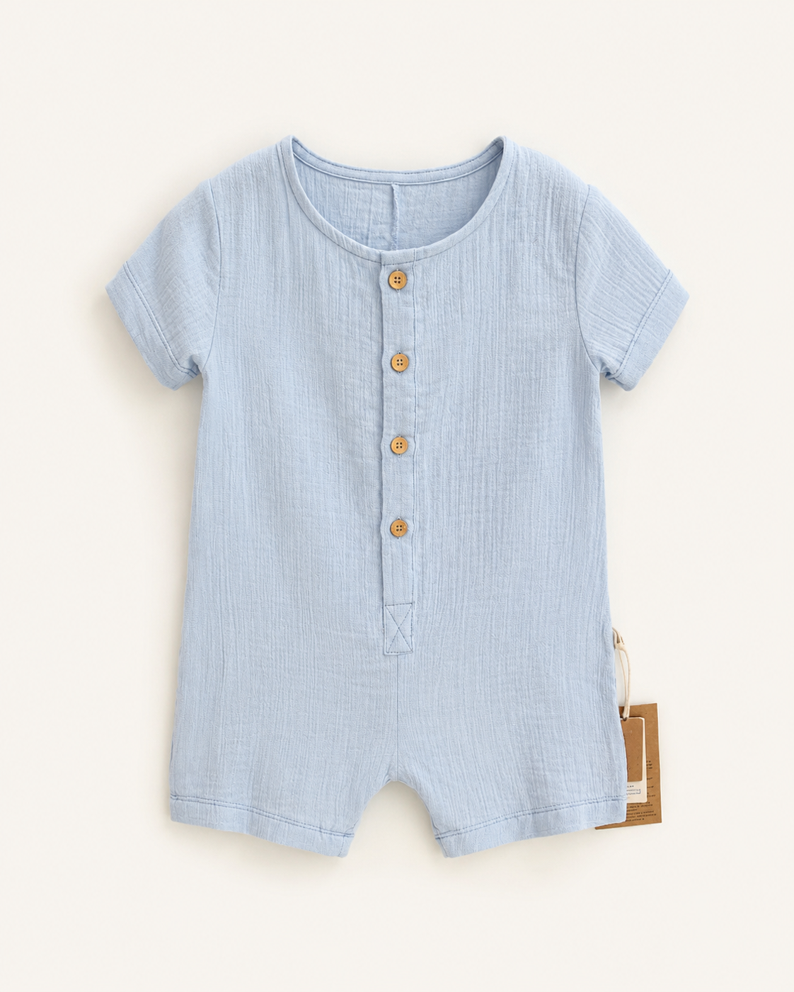 Müslin Bebek Tulum | 6 Ay–3 Yaş | Kız Ve Erkek | RG Brand | RG319 - MAVİ
