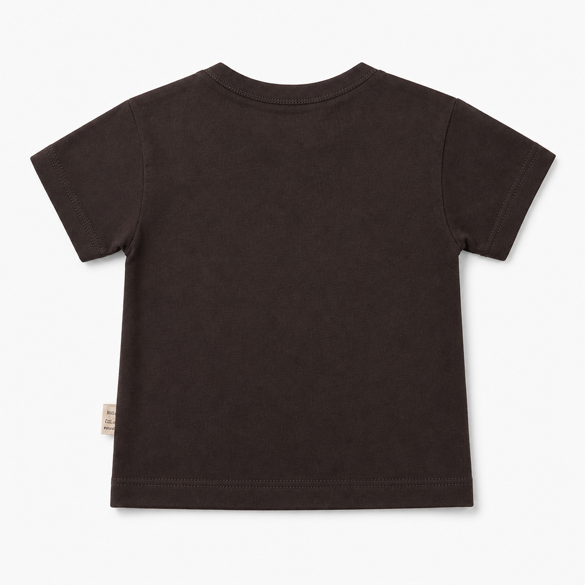 Bebek T-shirt | 6 Ay – 3 Yaş | Ekru & Kahve | Armut Baskı | %100 Pamuk Yazlık | RG388 - KAHVERENGİ