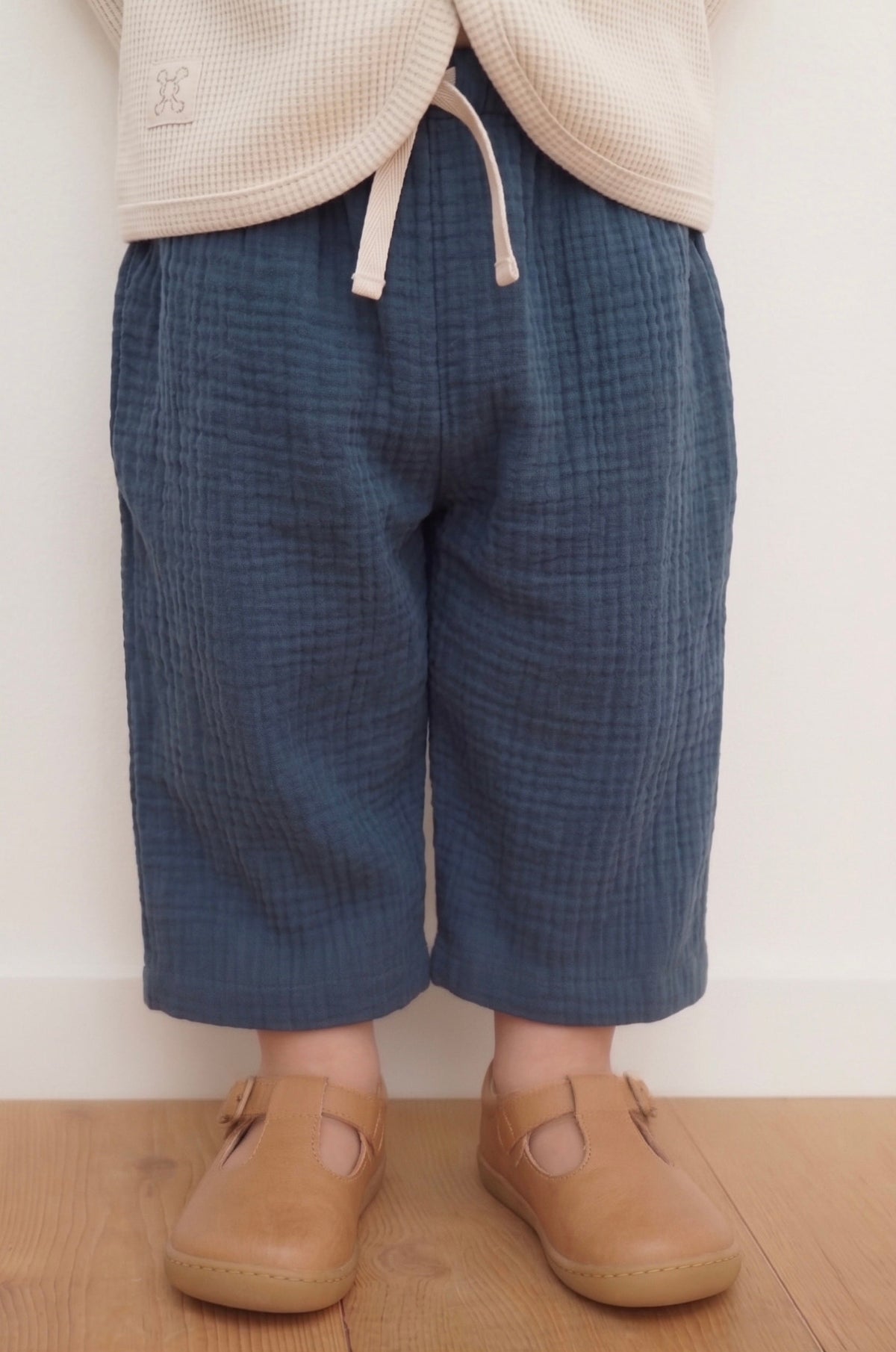Bebek Balon Pantolon | Çift Cepli Müslin | 6 Ay–4 Yaş | Kız & Erkek | RG Brand | RG393 - LACİVERT