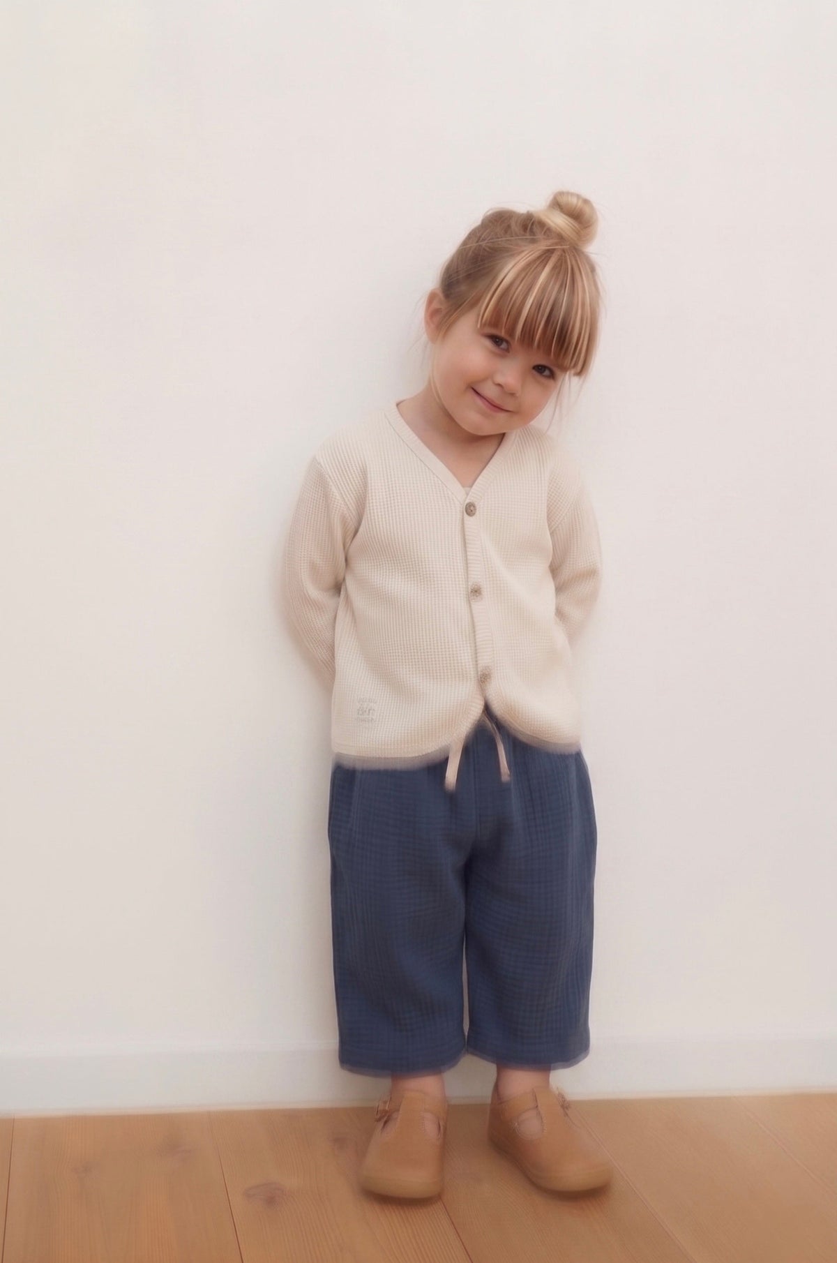 Bebek Balon Pantolon | Çift Cepli Müslin | 6 Ay–4 Yaş | Kız & Erkek | RG Brand | RG393 - LACİVERT