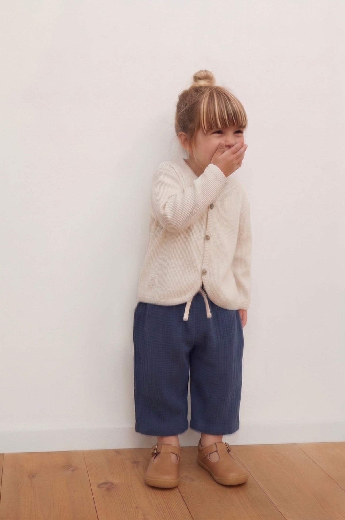 Bebek Balon Pantolon | Çift Cepli Müslin | 6 Ay–4 Yaş | Kız & Erkek | RG Brand | RG393 - PEMBE