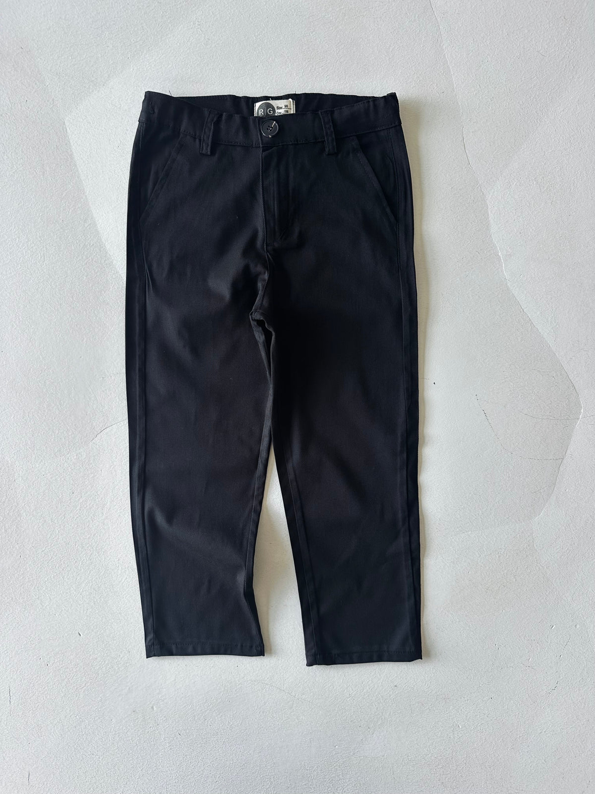 Erkek Çocuk Chino Pantolon Cepli %100 Pamuk 3–9 Yaş 4 Mevsim | RG1707 - LACİVERT