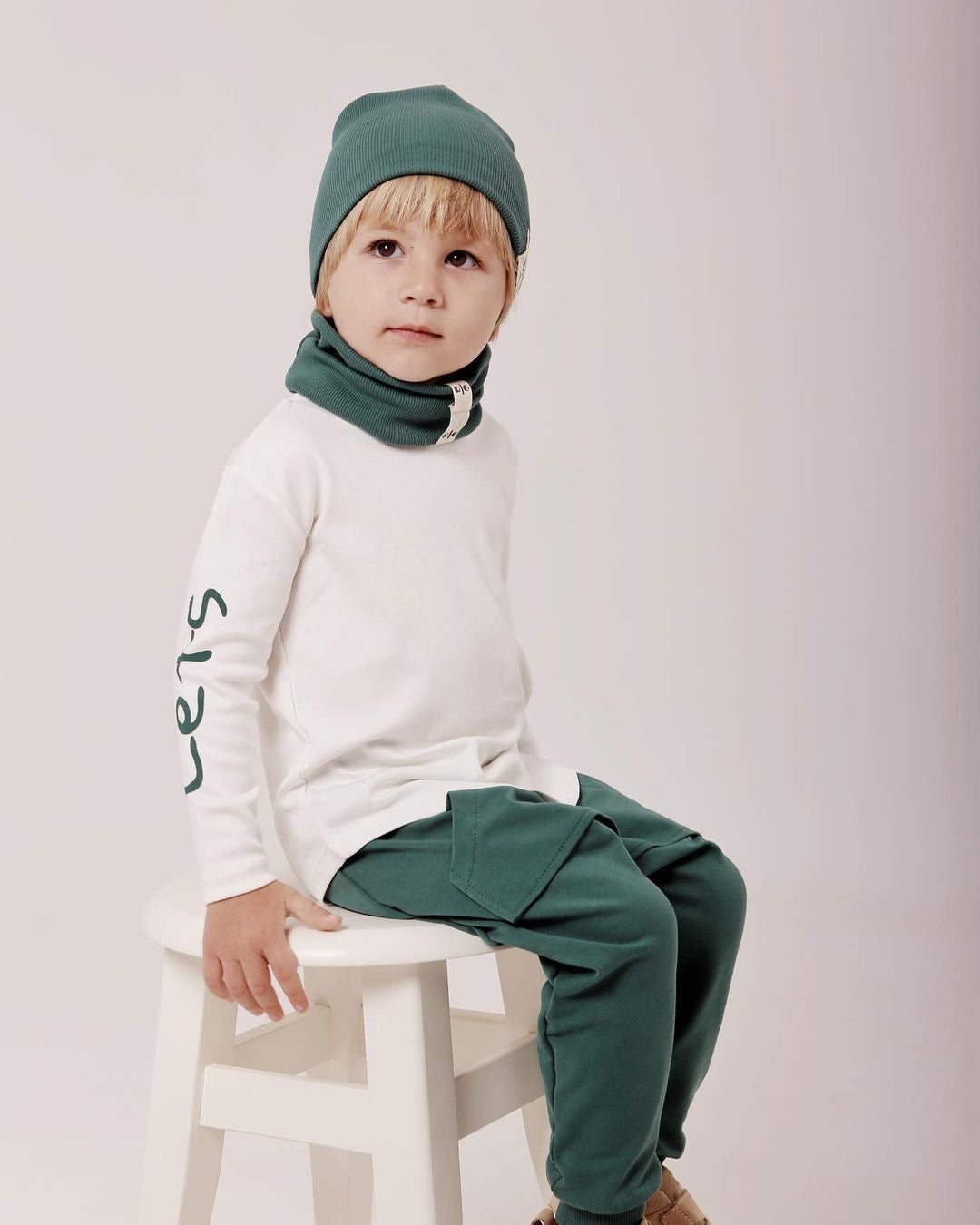 Bebek OXO Baskılı 4’lü Set | 6 Ay–4 Yaş | RG Brand | RG226 - GRİ