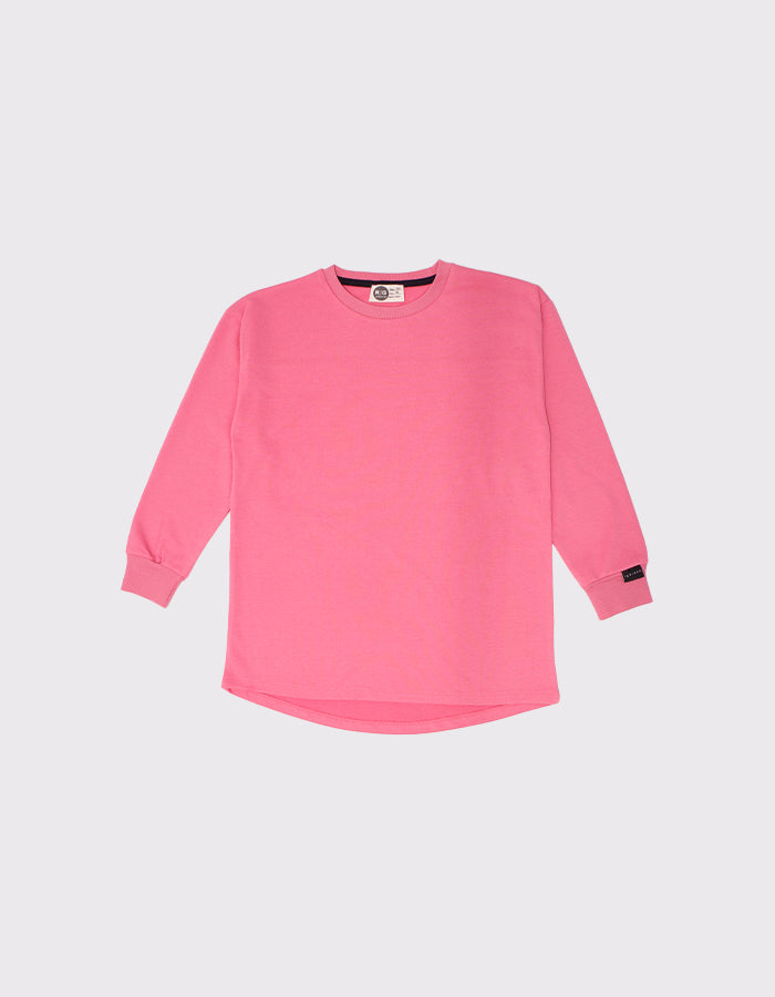 Baskılı Genç Kız Kazak Rahat Kesim | 9–15 Yaş | RG Brand | RG3254 - GRİ