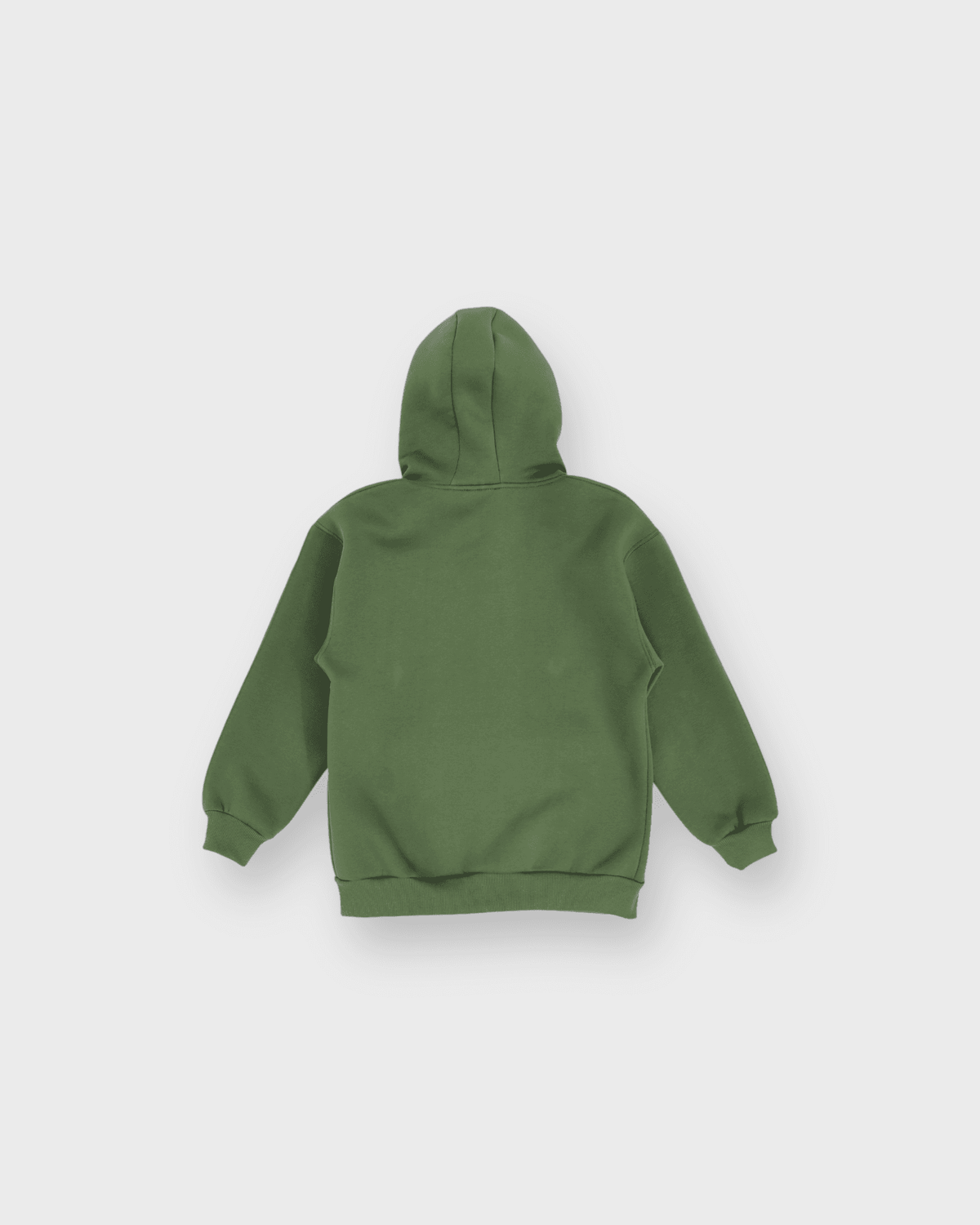 Genç 3 İplik Kapüşonlu Ve Fermuarlı Sweatshirt | 9–15 Yaş | RG Brand | RG3404 - HAKİ