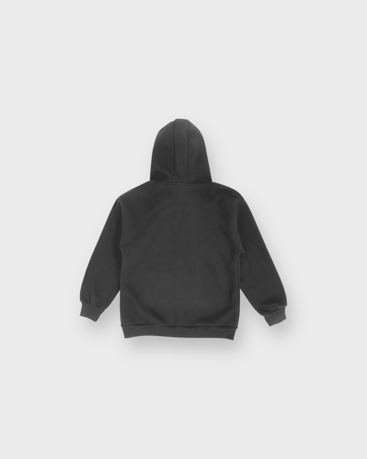 Genç 3 İplik Kapüşonlu Ve Fermuarlı Sweatshirt | 9–15 Yaş | RG Brand | RG3404 - SİYAH