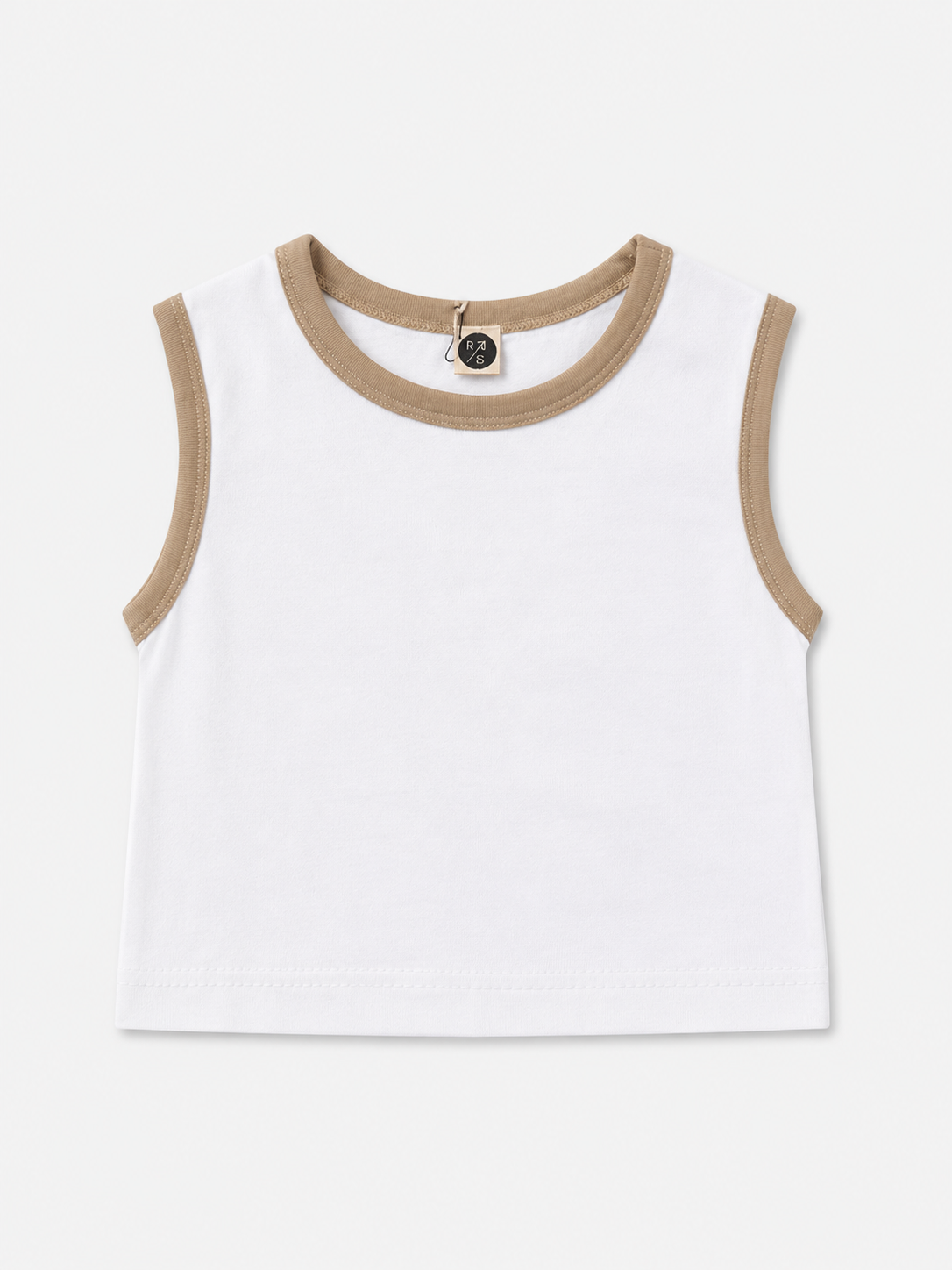 Bebek Atlet | Biyeli | 6 Ay–4 Yaş | %100 Pamuk Yazlık | Beyaz, Mavi & Kahverengi | RG Brand | RG389 - BEYAZ