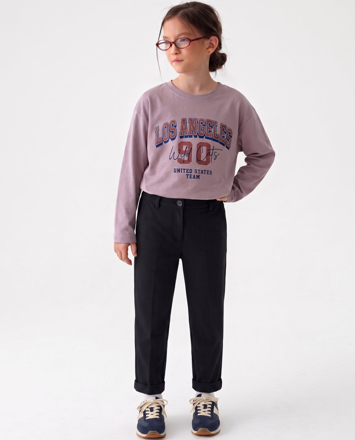 Genç Unisex Baskılı Pamuklu Yazlık Uzun Kollu Tişört | 9–15 Yaş | RG3344 - SARI