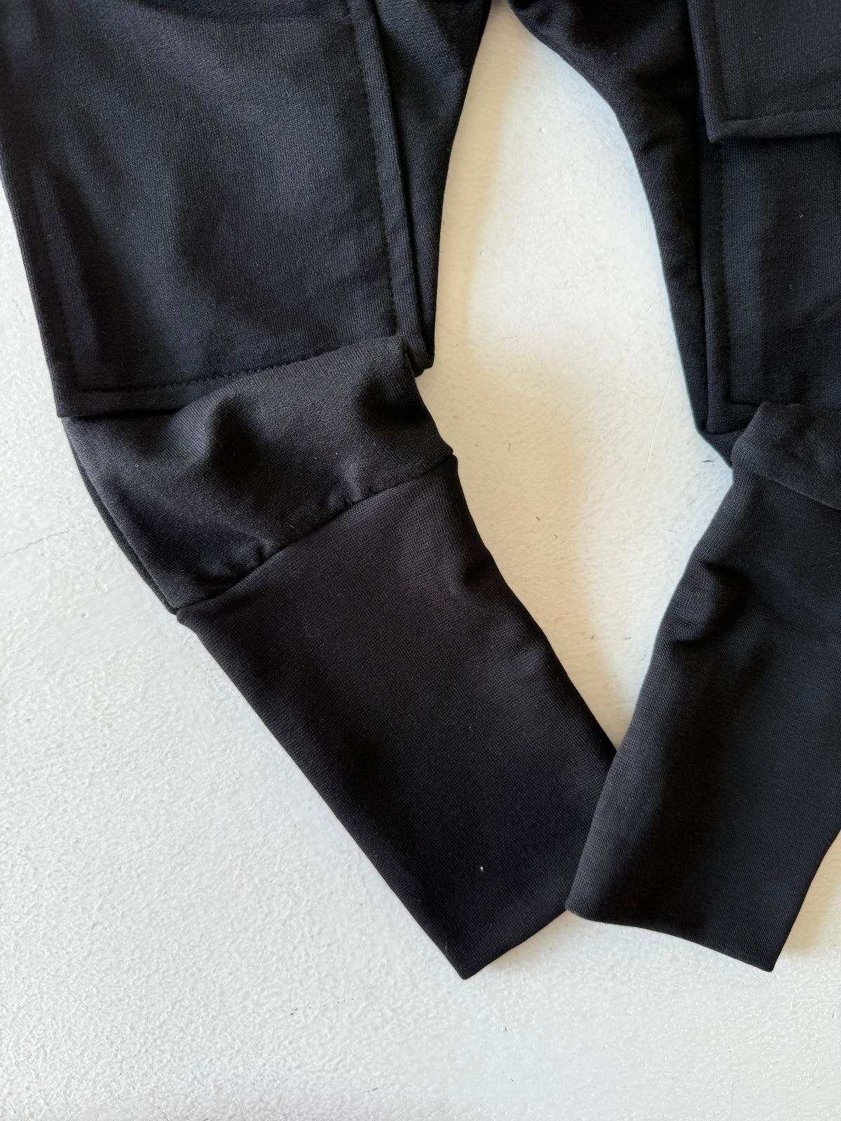 Çocuk Kargo Cepli Bağcık Detaylı Basic Pantolon | 3–9 Yaş | RG Brand | RG1341 - SİYAH