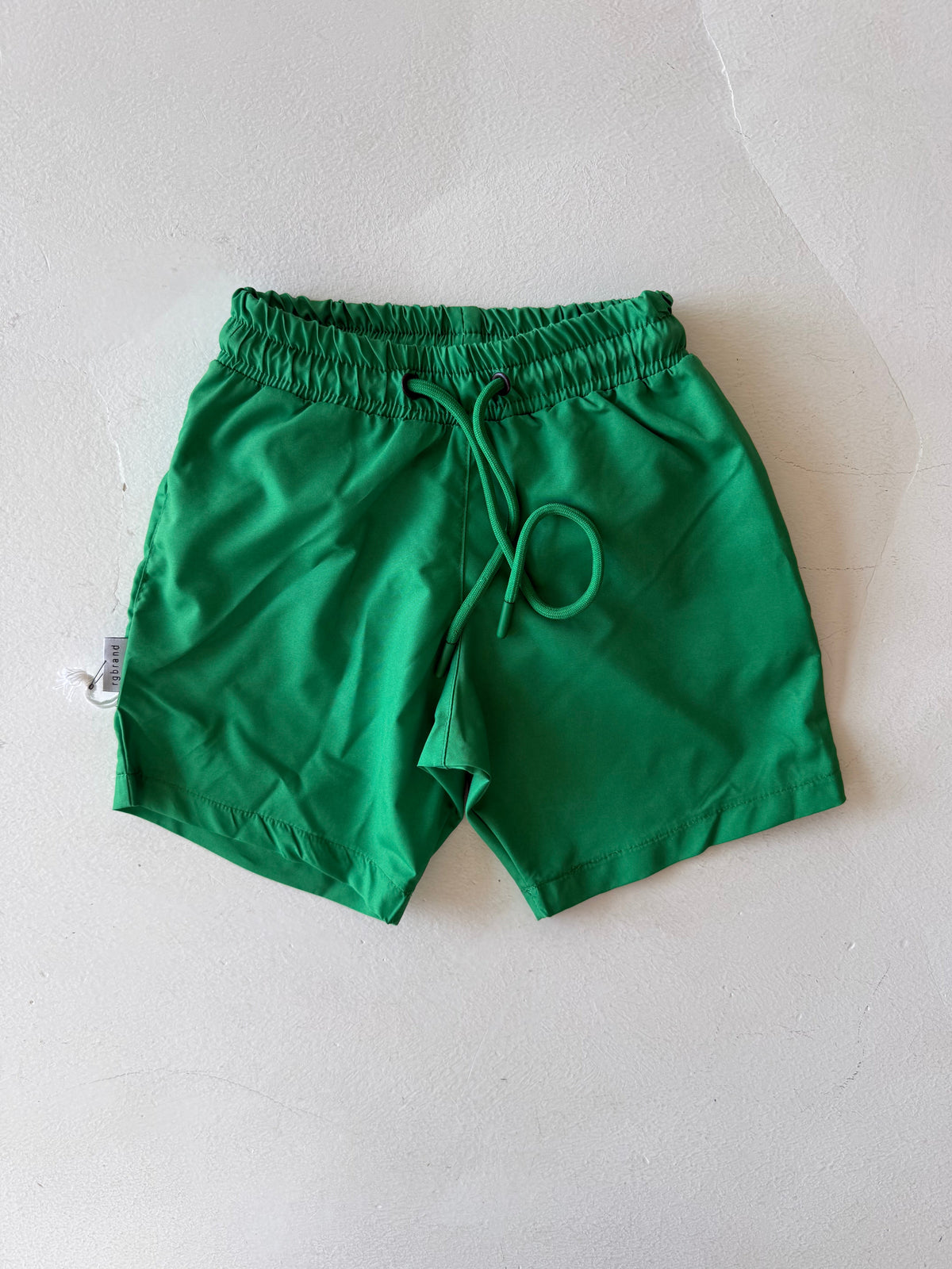 Çocuk Hızlı Kuruyan Desenli Yüzme Şortu | RG Brand | 3–9 Yaş | RG1494 - YEŞİL