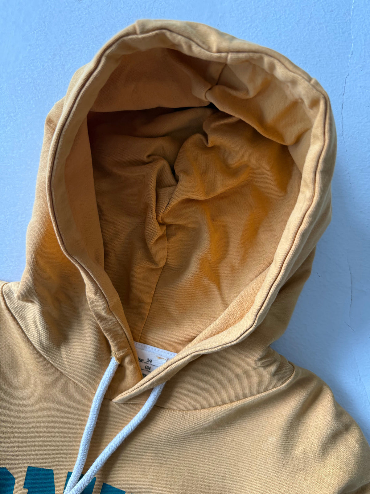 Kız Çocuk Kapüşonlu Sweat Elbise | 3–9 Yaş | RG Brand | RG1509 - HARDAL