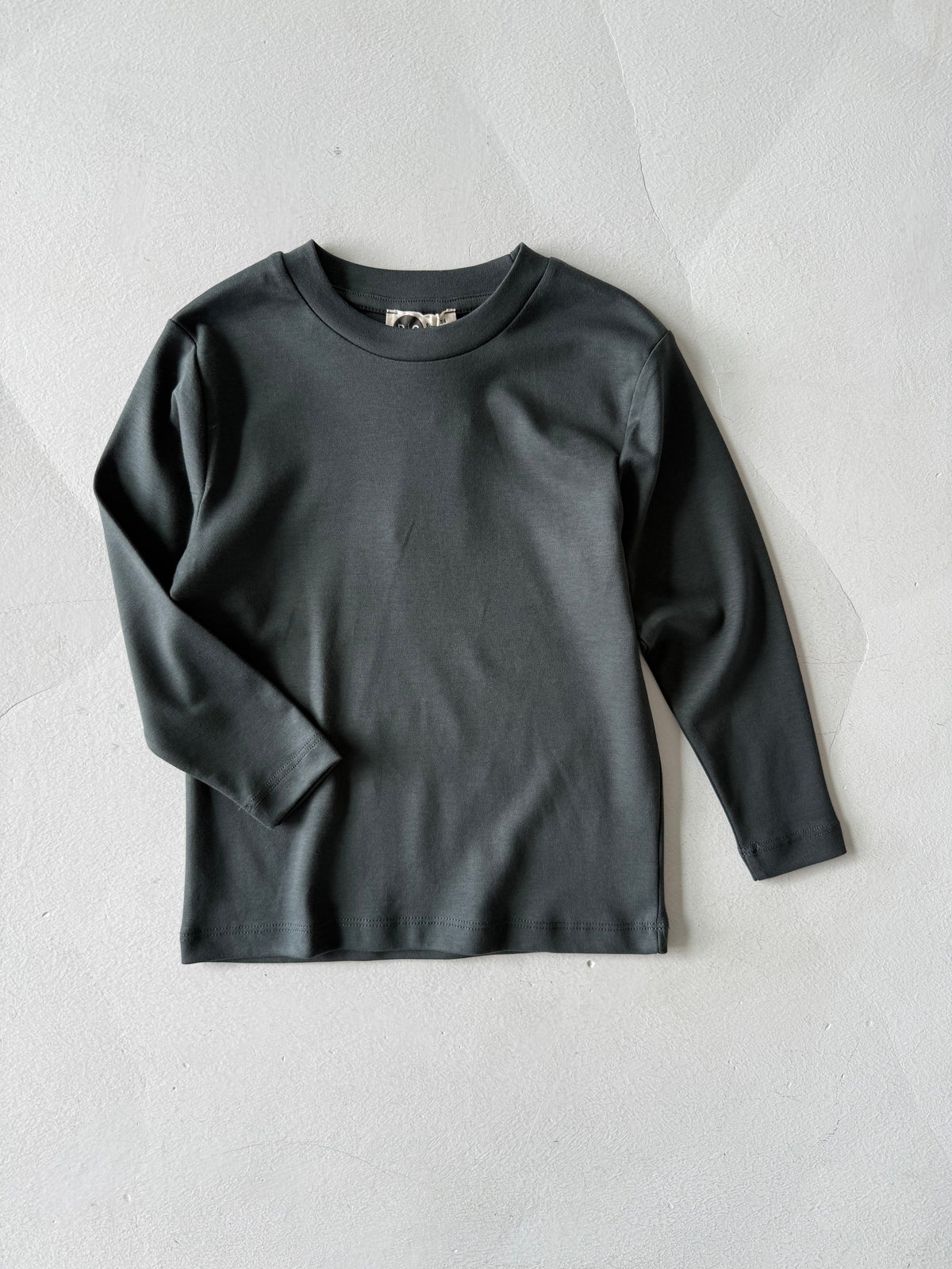 Kız Ve Erkek Çocuk Pamuk Basic Uzun Kollu Tişört | RG Brand | RG1703 - HAKİ