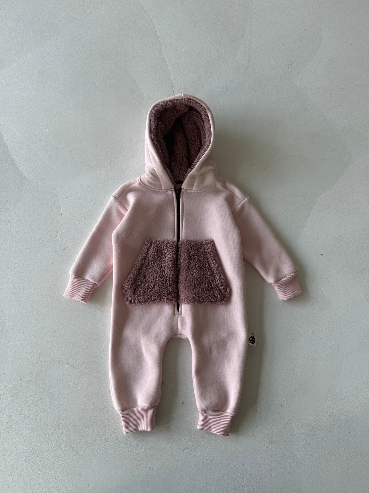 Kapüşonlu ve Fermuarlı 3 İplikli Bebek Tulumu | 6 Ay–4 Yaş | RG Brand | RG261 - LACİVERT