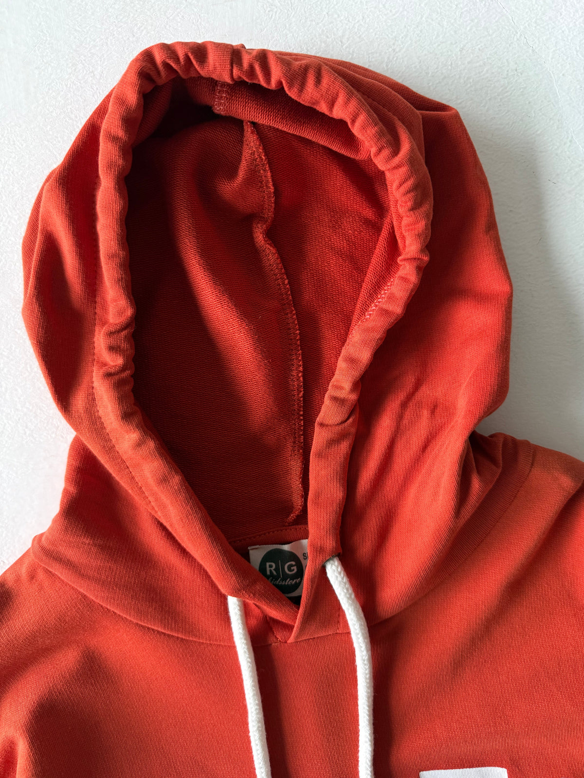 Genç Önü Baskılı Kapüşonlu Ve Arkası Yırtmaçlı Sweat Elbise | 9–15 Yaş | RG Brand | RG3366 - TAŞ
