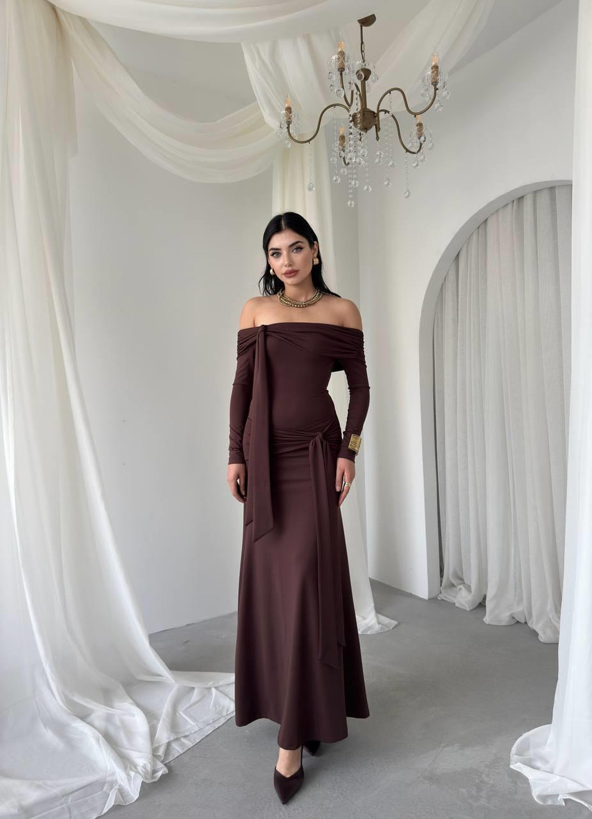 Rochie fără bretele Adole