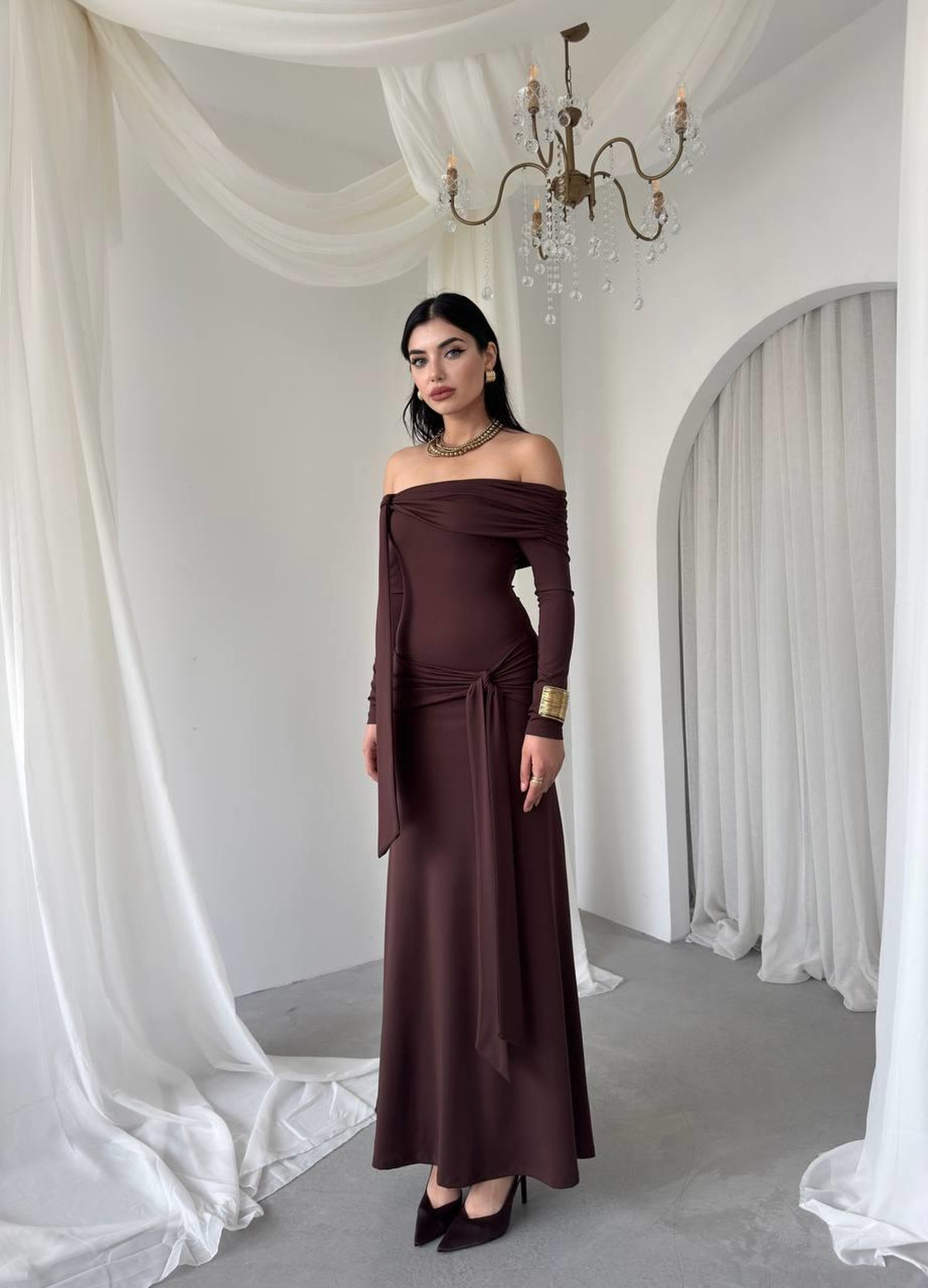 Rochie fără bretele Adole