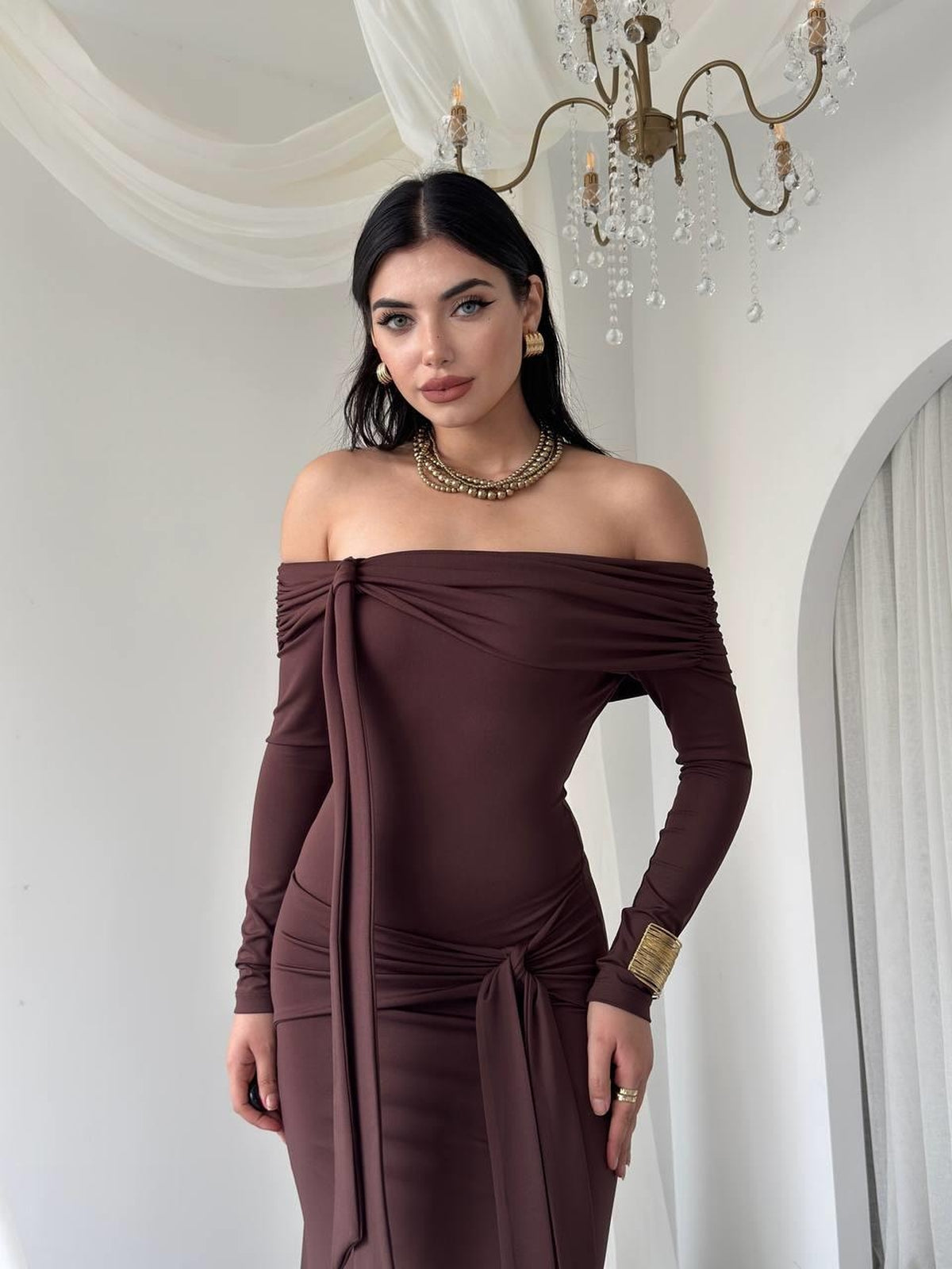 Rochie fără bretele Adole