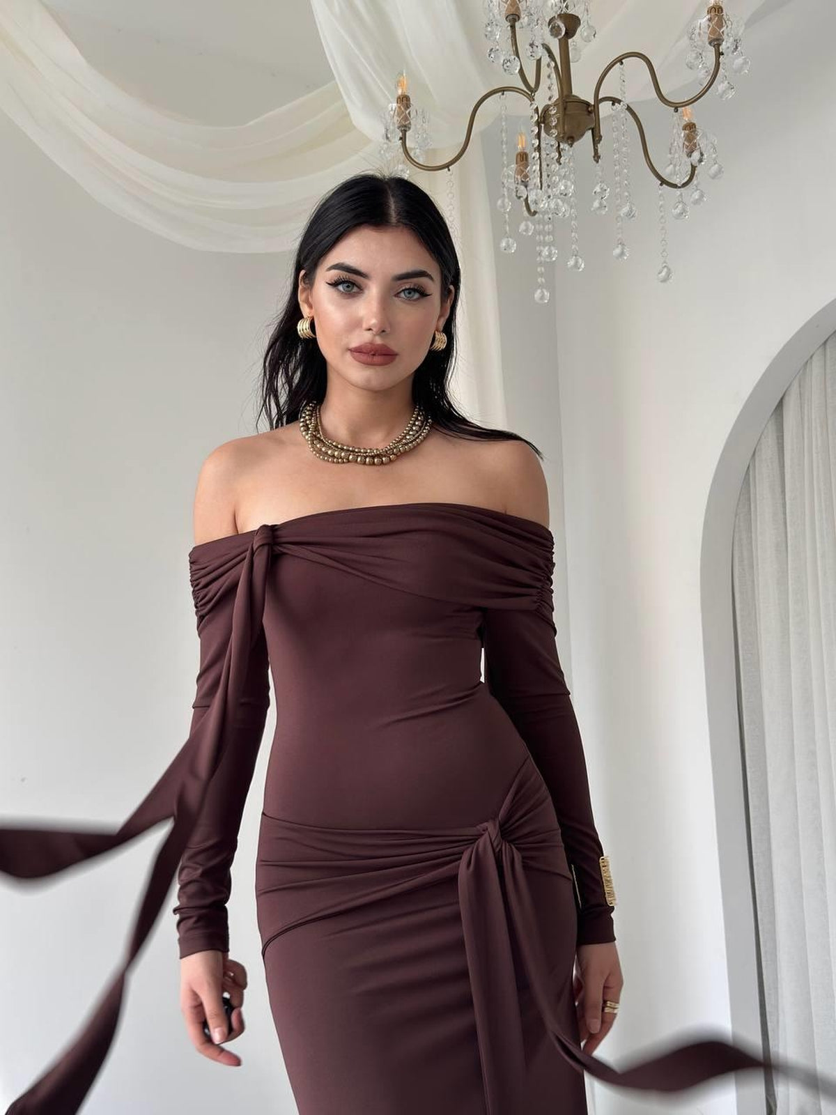 Rochie fără bretele Adole