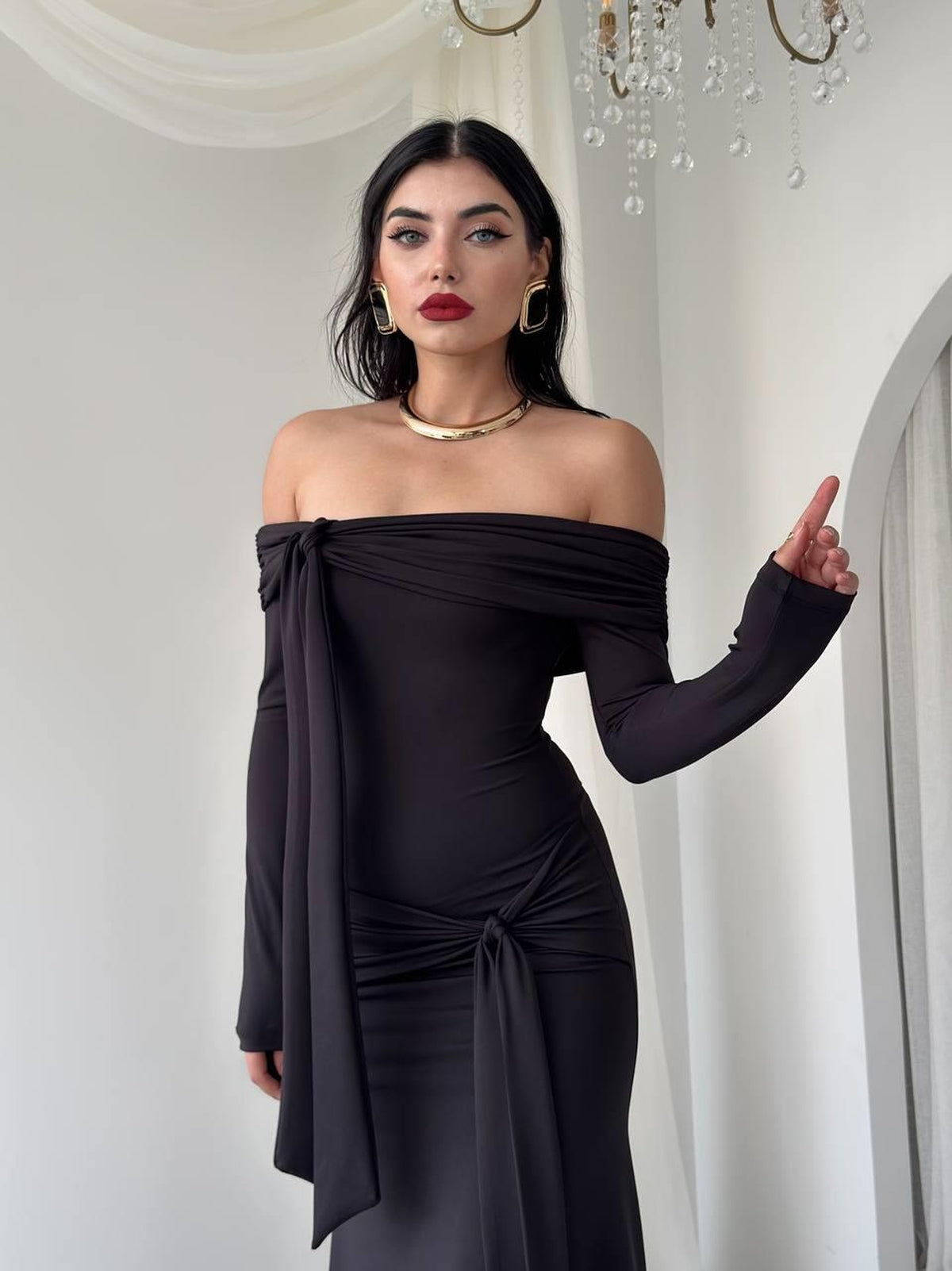 Rochie fără bretele Adole