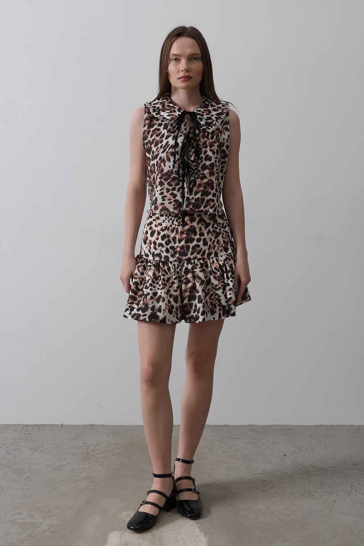 Mini Fustă Leopard - Leopard