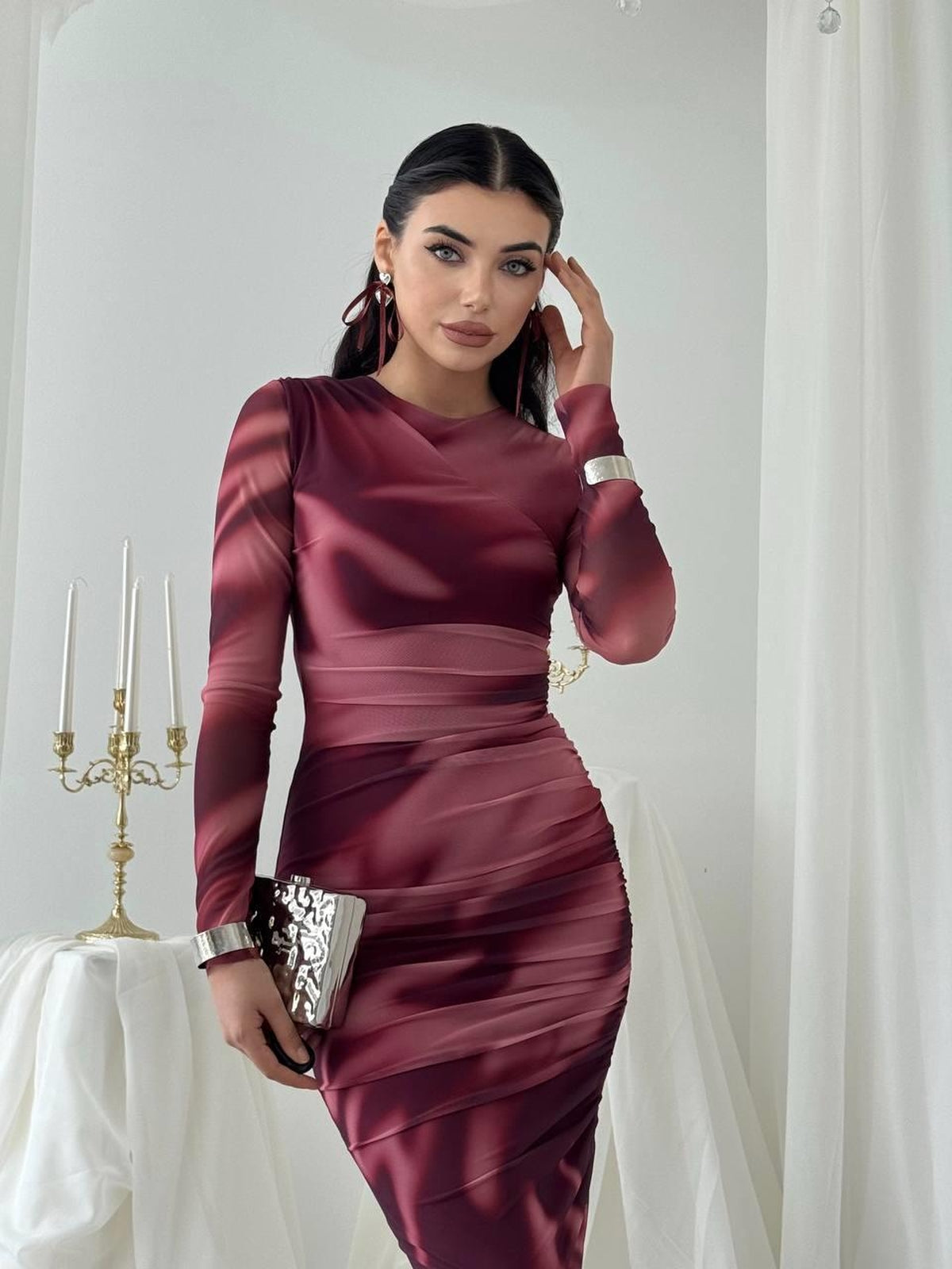 Amarone Midi Elbise