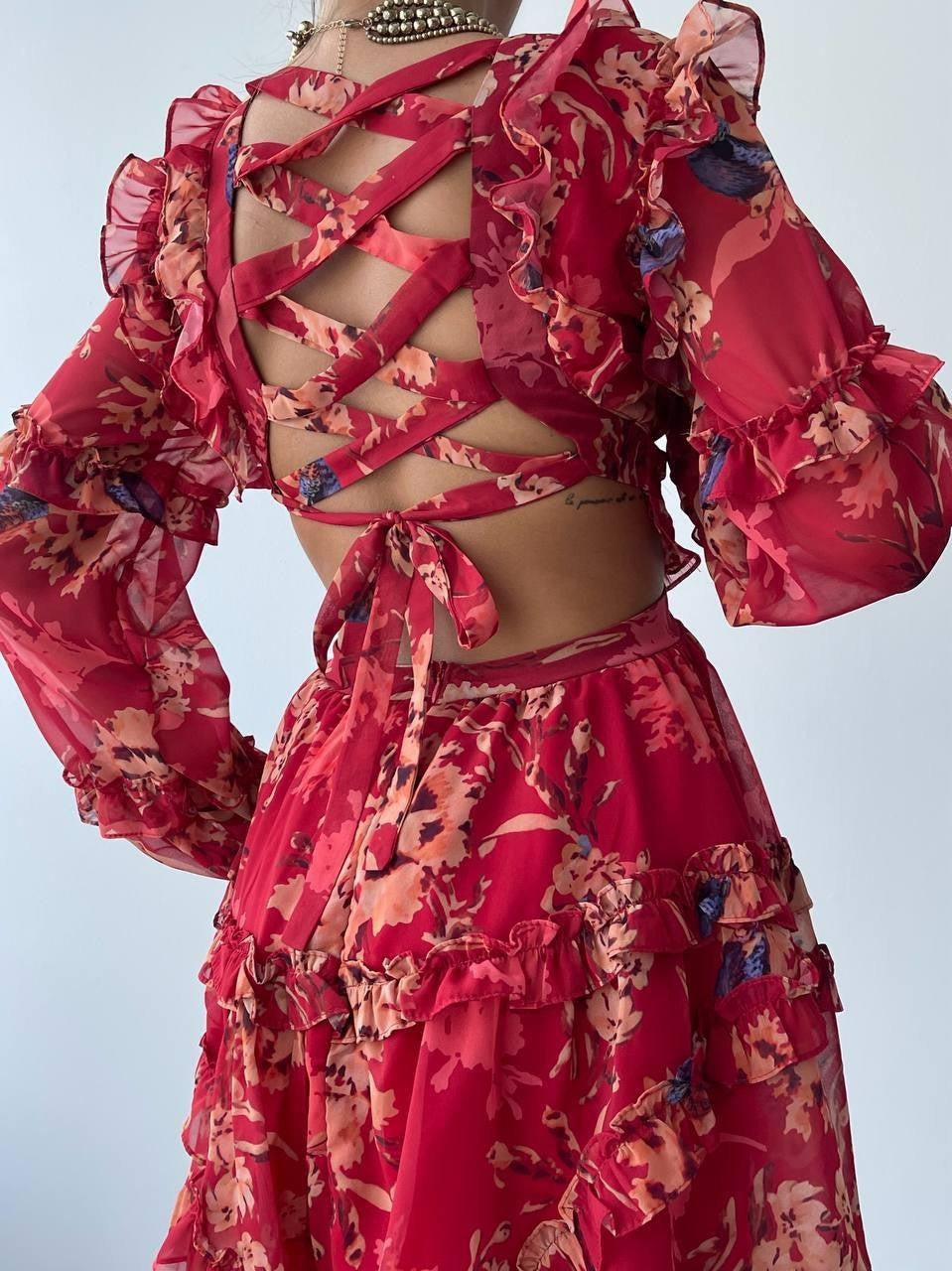 Rochie Avellino cu spate decupat