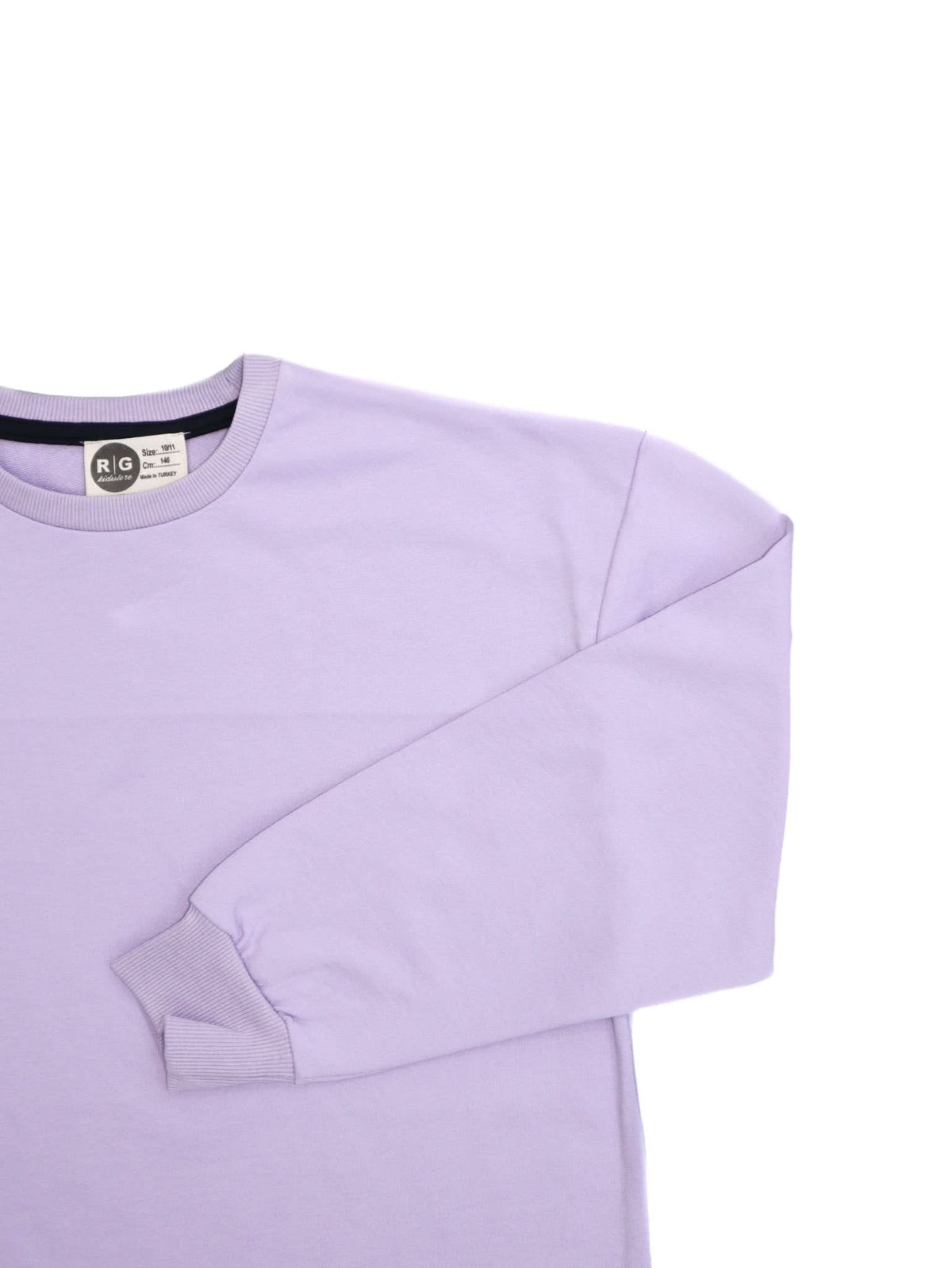 Baskılı Genç Kız Kazak Rahat Kesim | 9–15 Yaş | RG Brand | RG3254 - GRİ