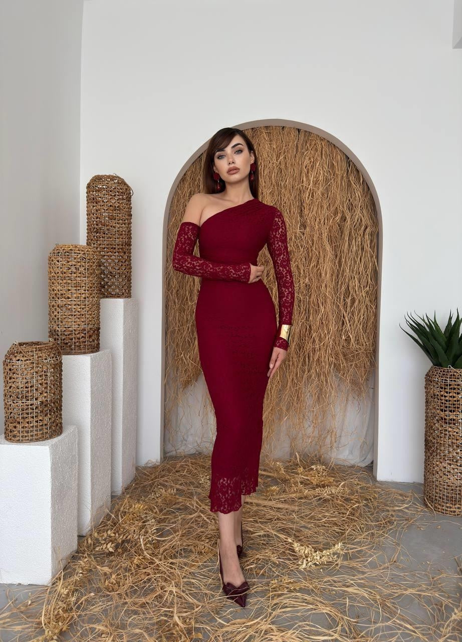 Rochie cu un umăr Bees