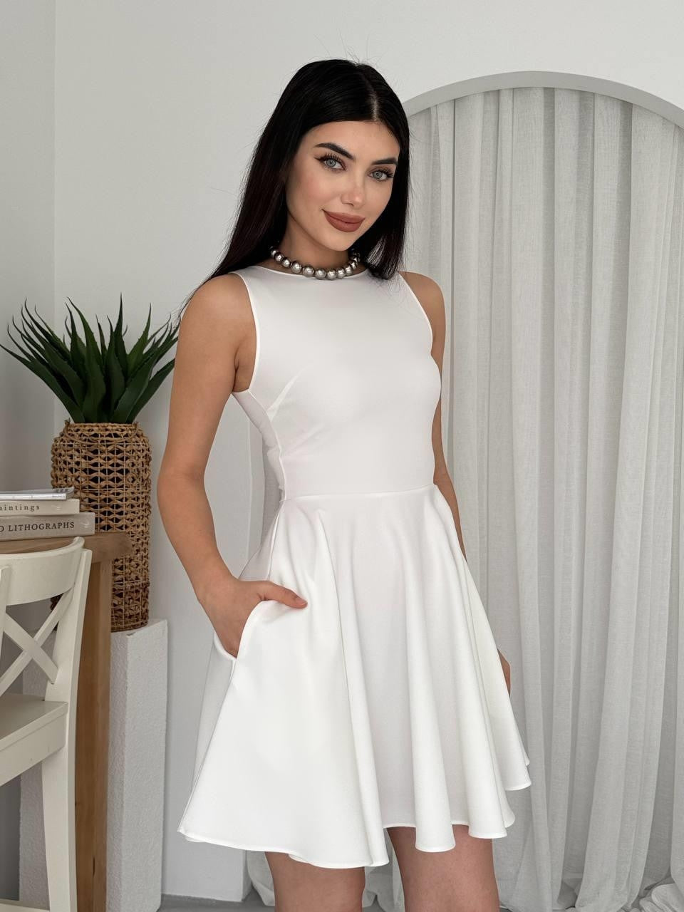 Rochie Berl cu detalii de buzunare