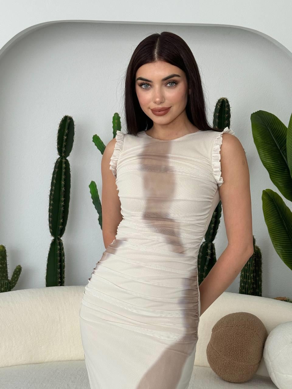 Rochie midi Blane