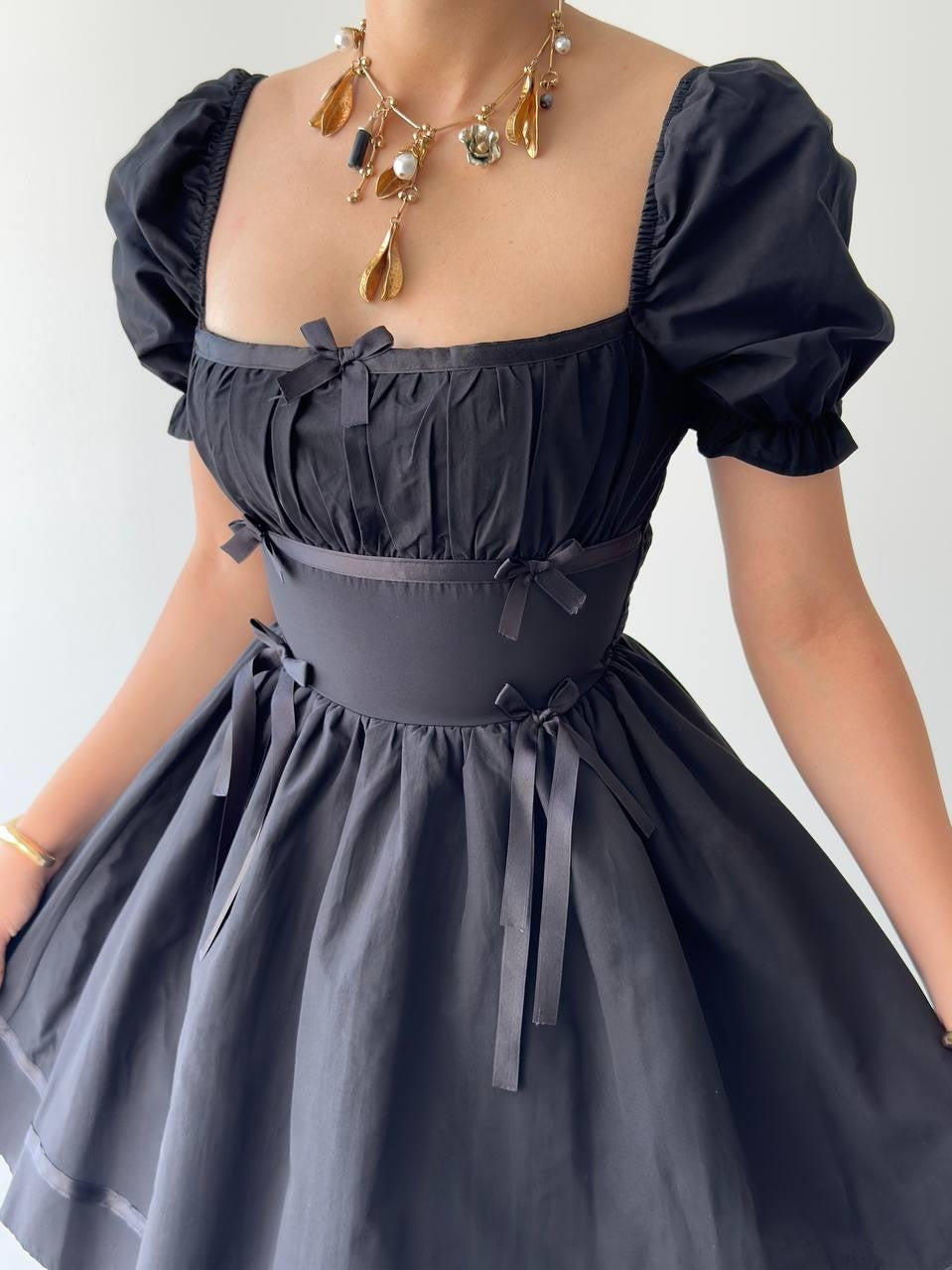 Rochie cu fundă decorativă Boje