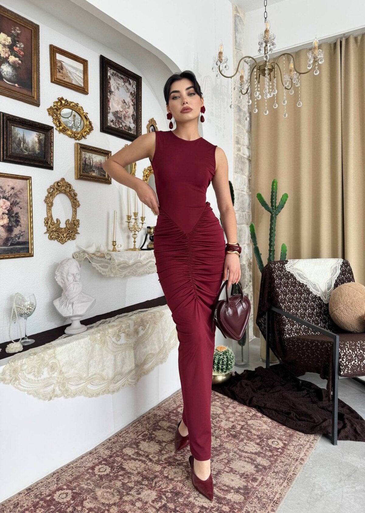 Boss Cut Out Rochie