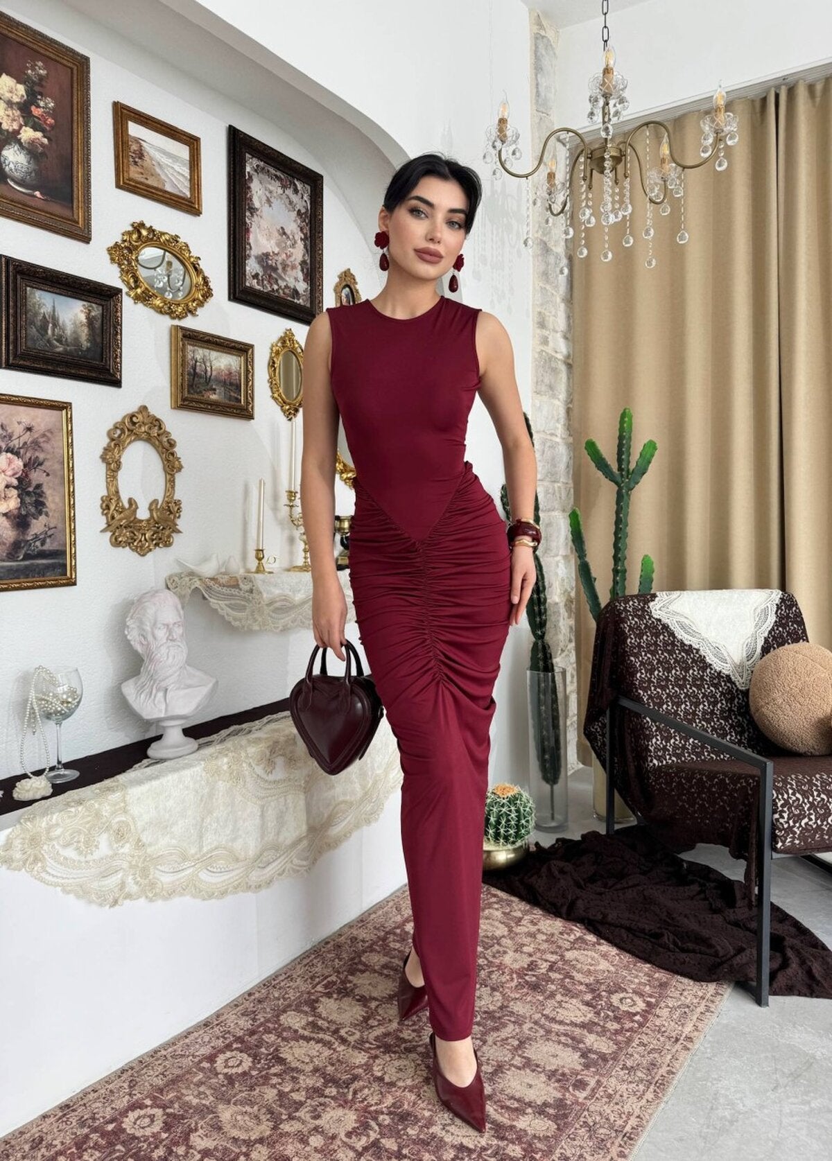 Boss Cut Out Rochie