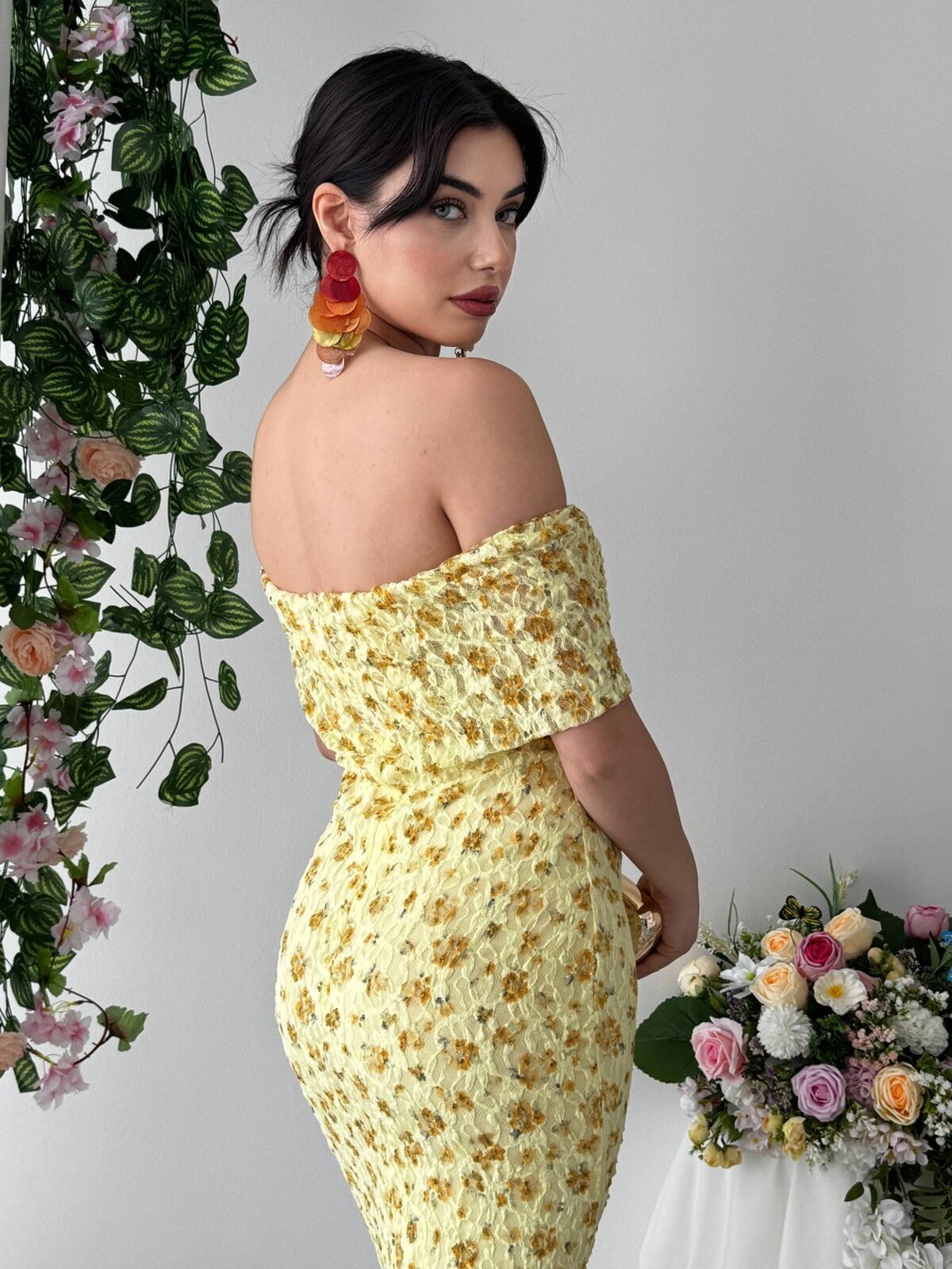 Rochie fără bretele Cesa